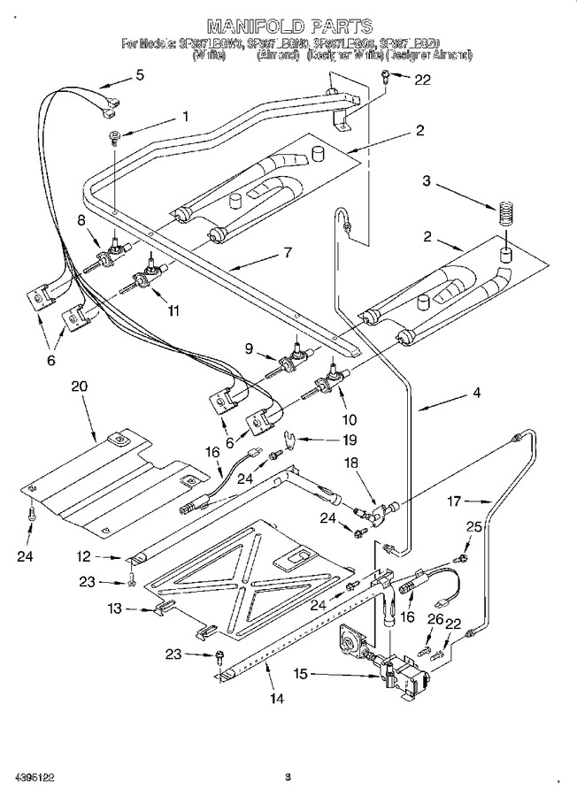 Diagram for SF387LEGW0