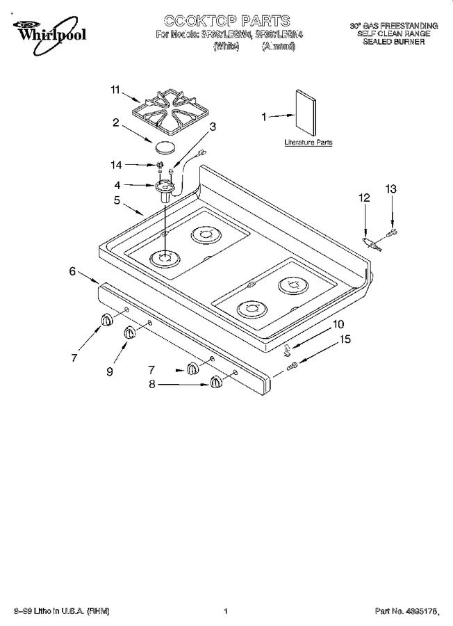Diagram for SF387LEGW4