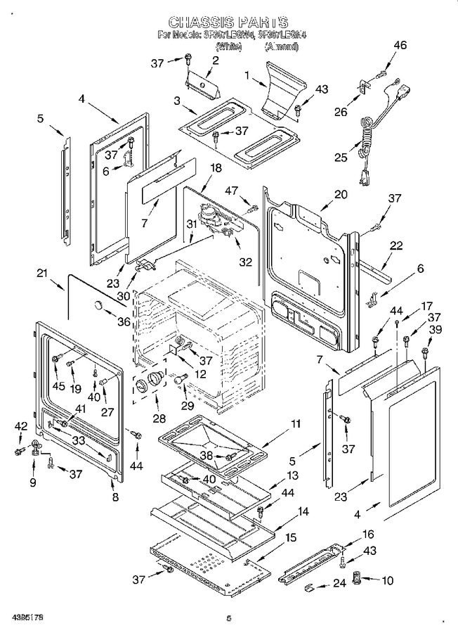 Diagram for SF387LEGW4