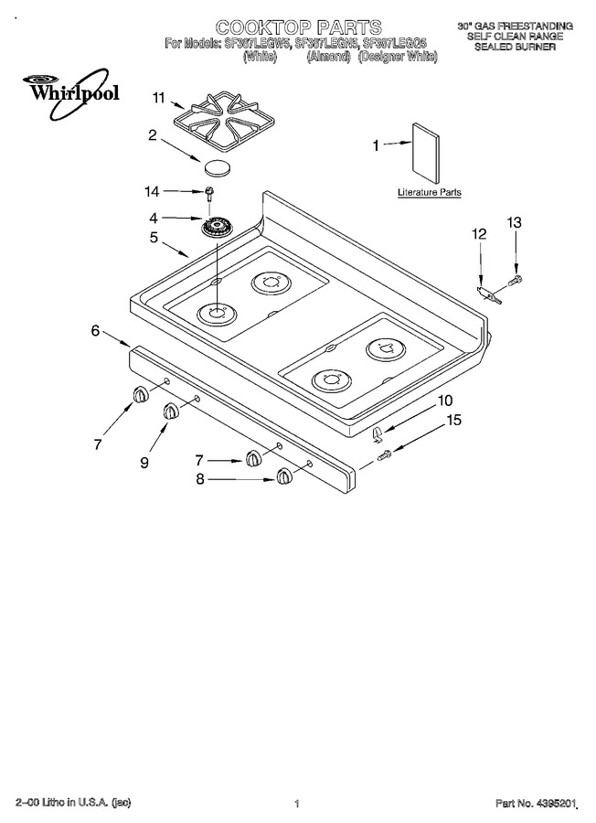 Diagram for SF387LEGW5