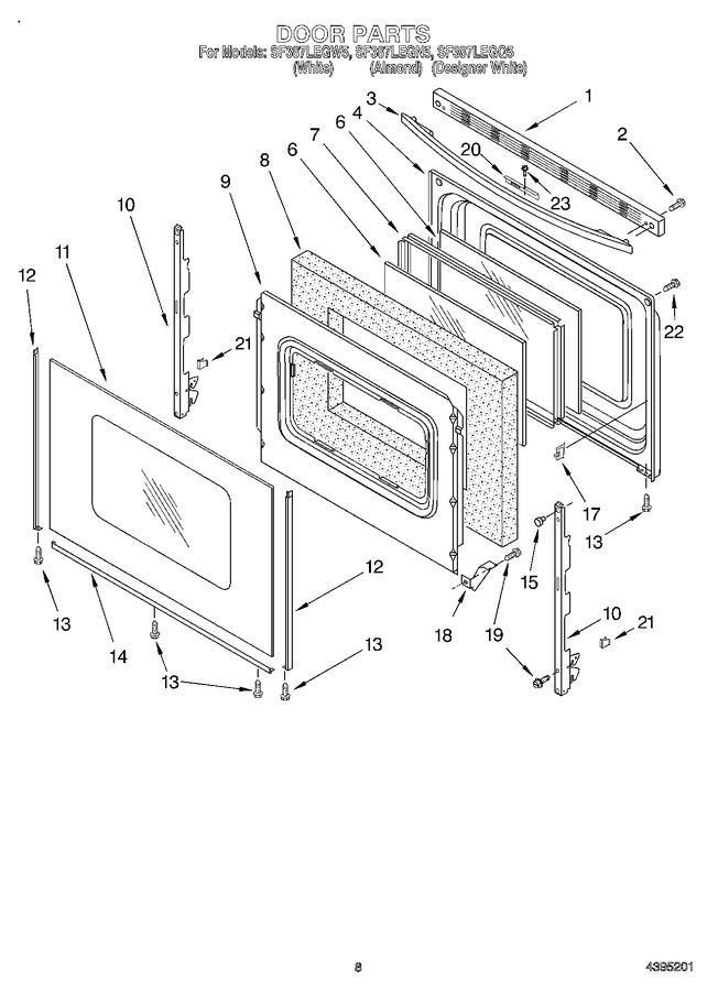 Diagram for SF387LEGW5