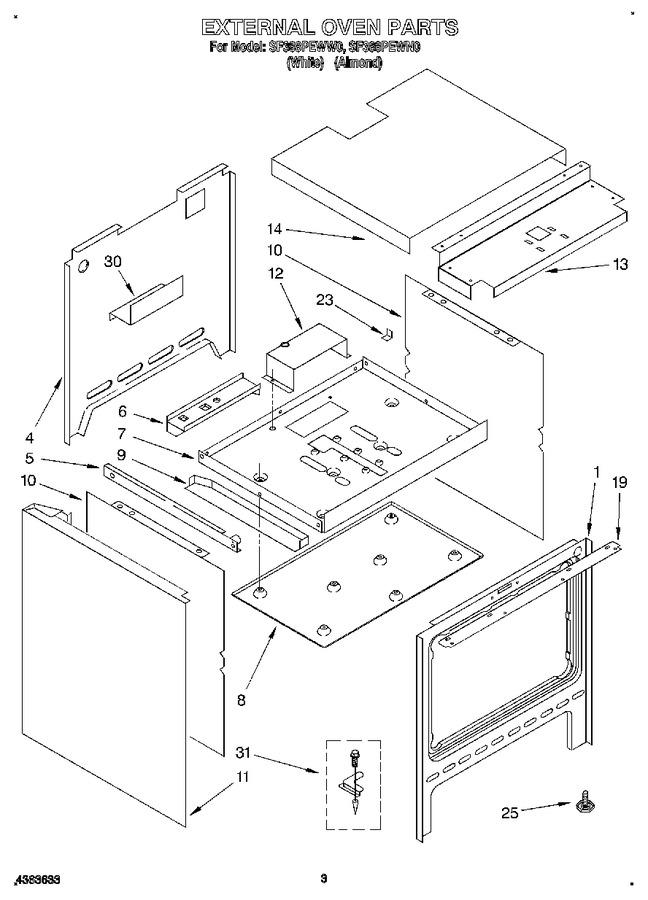 Diagram for SF388PEWW0