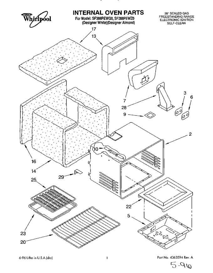 Diagram for SF388PEWQ0