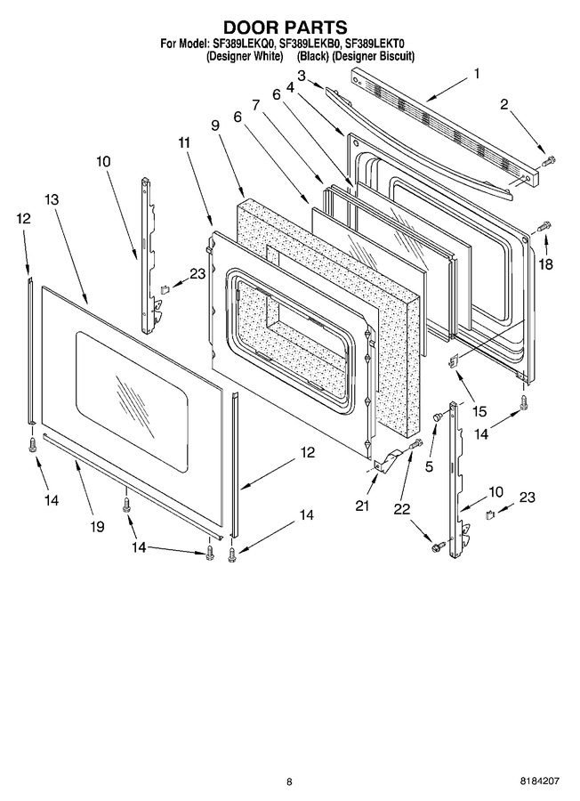Diagram for SF389LEKT0