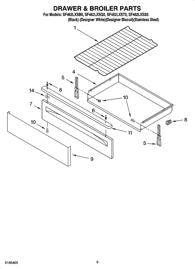Diagram for SF462LXSS0