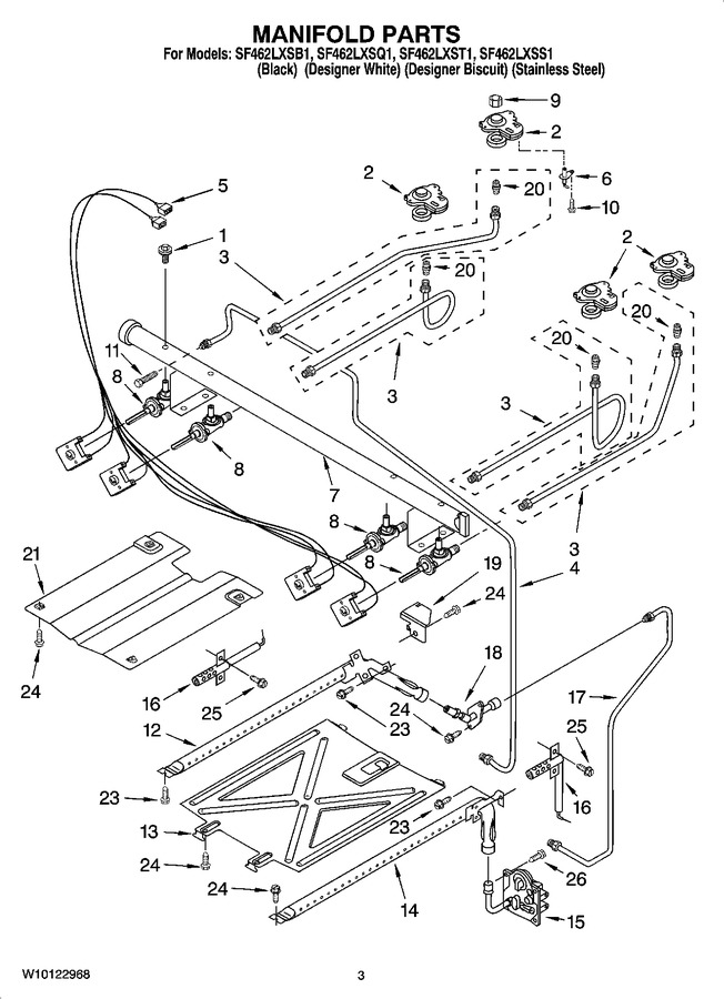 Diagram for SF462LXST1