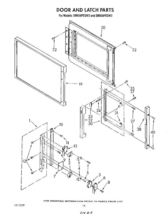 Diagram for SM958PESW3