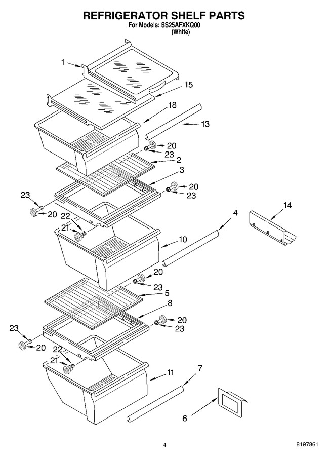 Diagram for SS25AFXKQ00