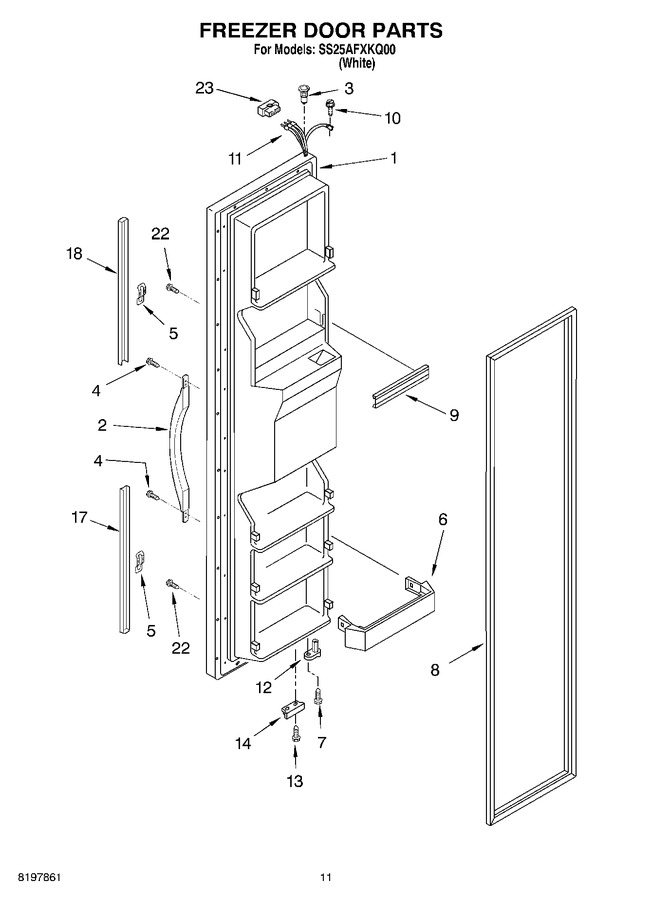 Diagram for SS25AFXKQ00