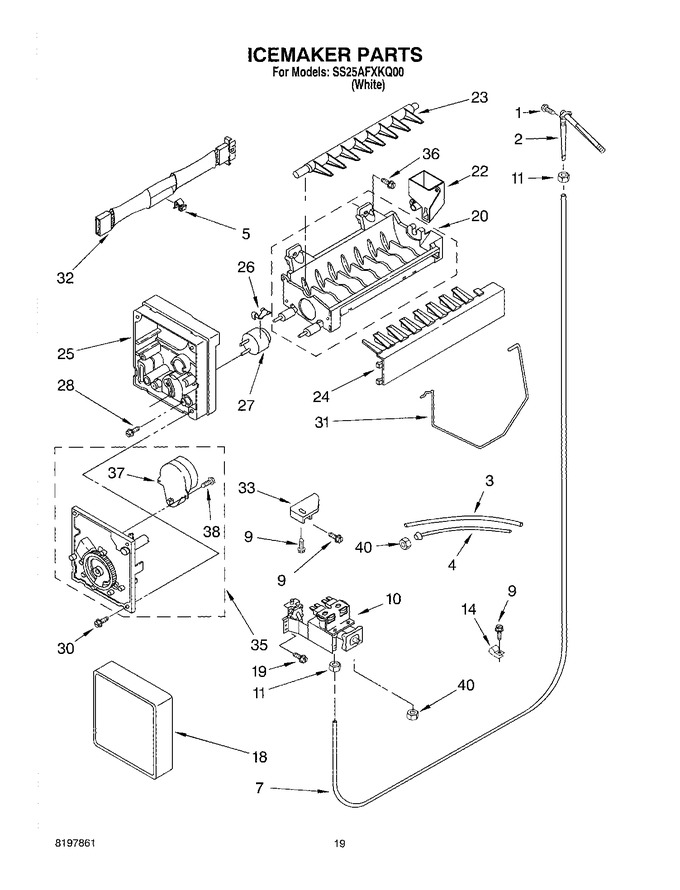 Diagram for SS25AFXKQ00
