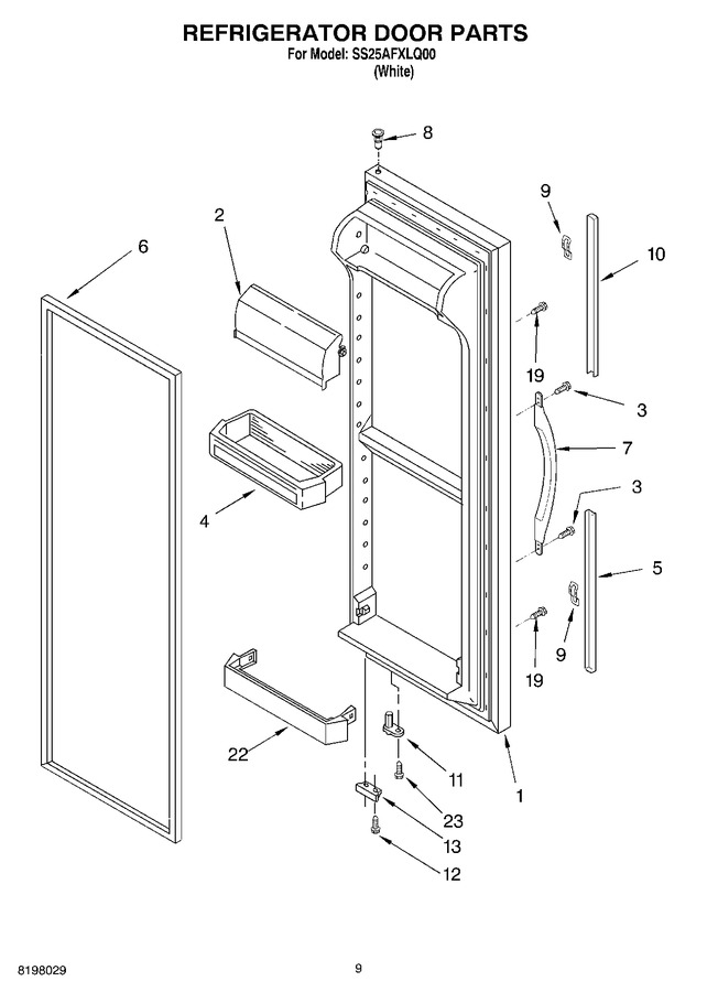 Diagram for SS25AFXLQ00