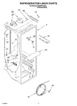 Diagram for 02 - Refrigerator Liner Parts