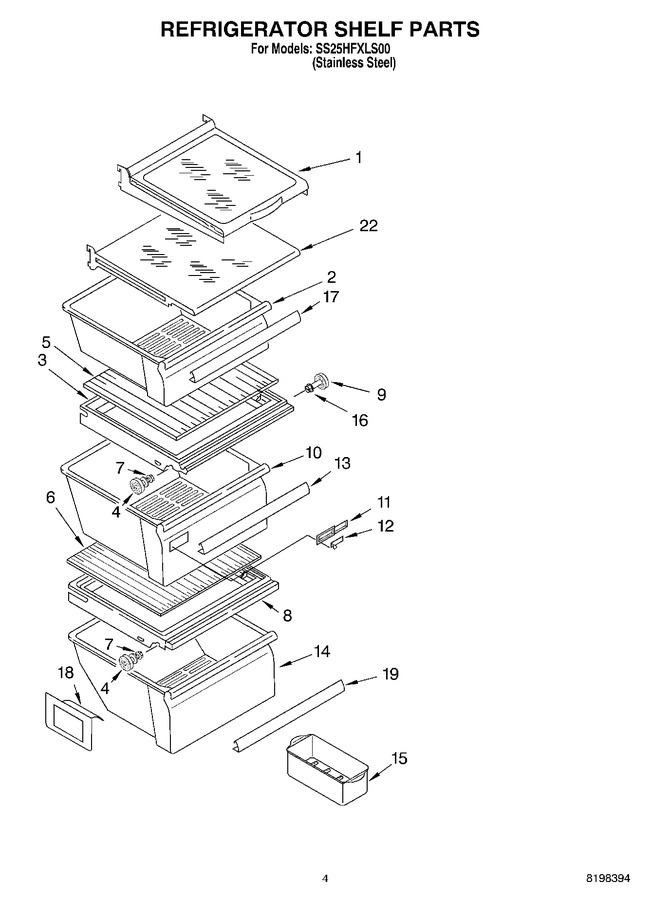 Diagram for SS25HFXLS00