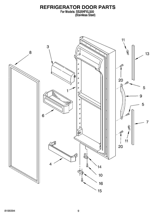 Diagram for SS25HFXLS00