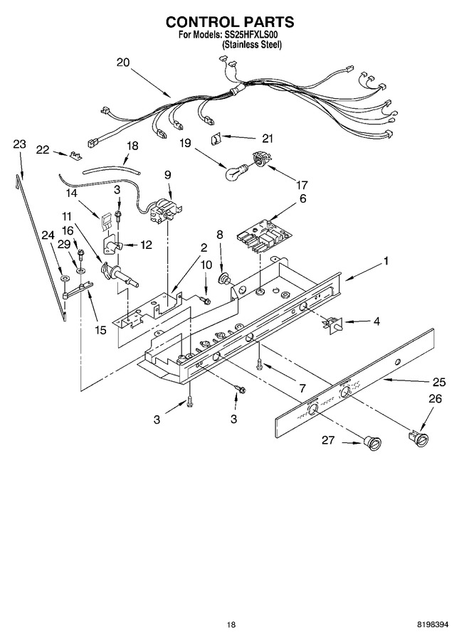 Diagram for SS25HFXLS00