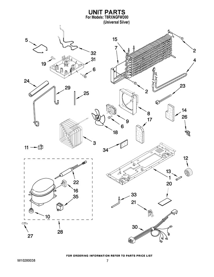 Diagram for T8RXNGFWD00