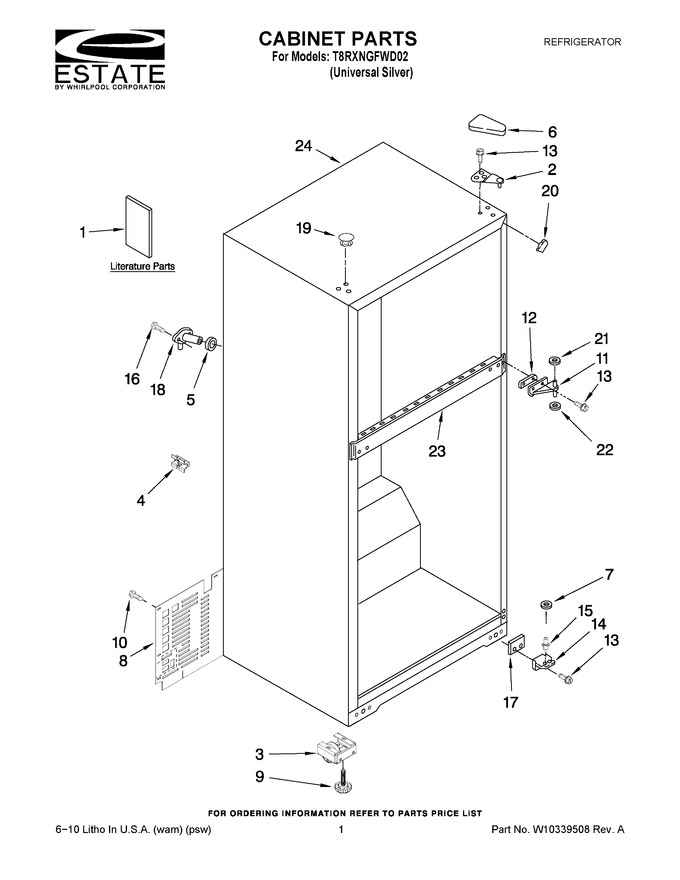 Diagram for T8RXNGFWD02