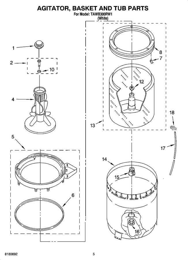 Diagram for TAWB300RW1