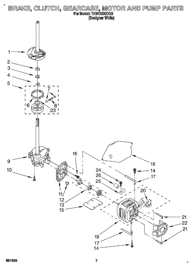 Diagram for TAWB600DQ0