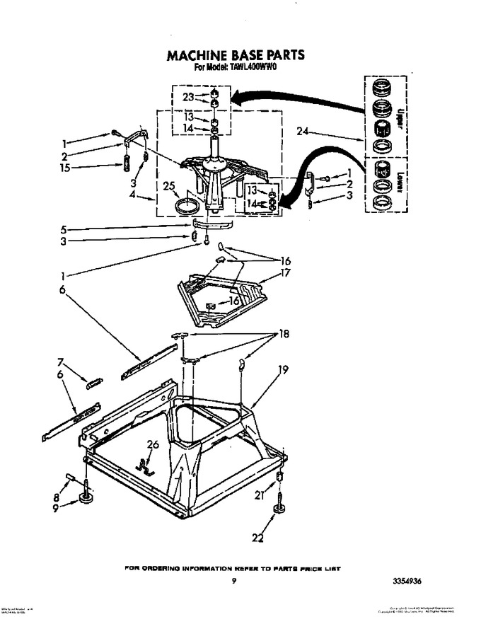 Diagram for TAWL400WW0
