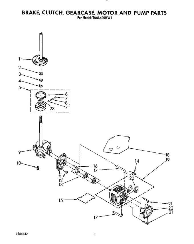 Diagram for TAWL400WN1