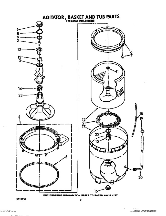 Diagram for TAWL610WN0