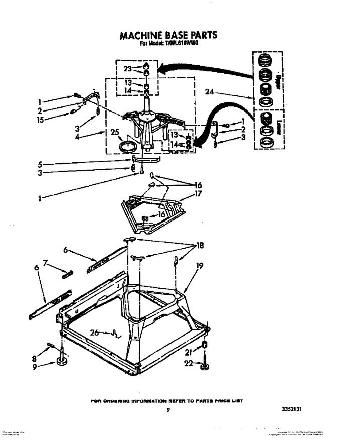 Diagram for TAWL610WG0