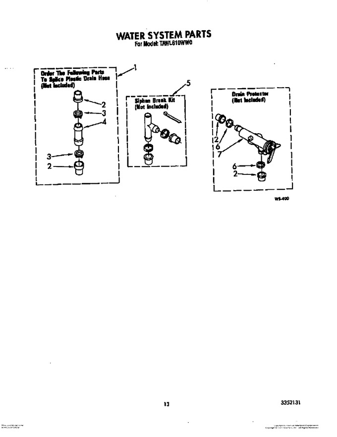 Diagram for TAWL610WN0