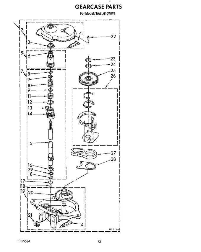 Diagram for TAWL610WG1