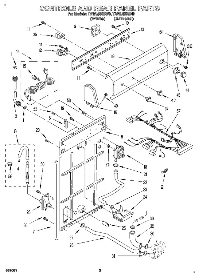 Diagram for TAWL650BW0