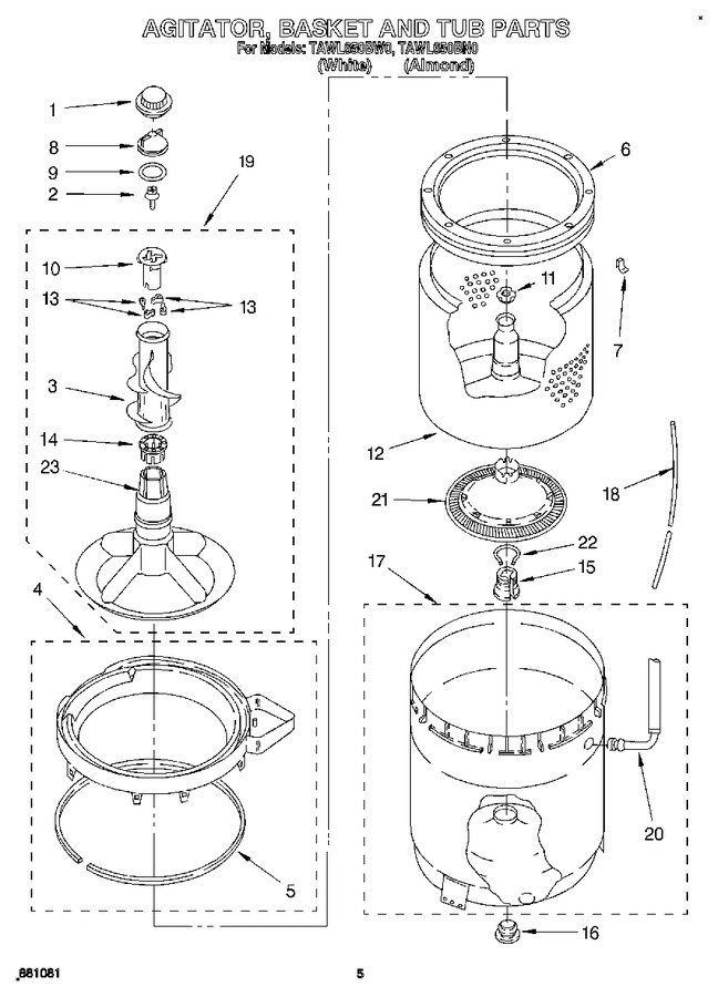 Diagram for TAWL650BW0