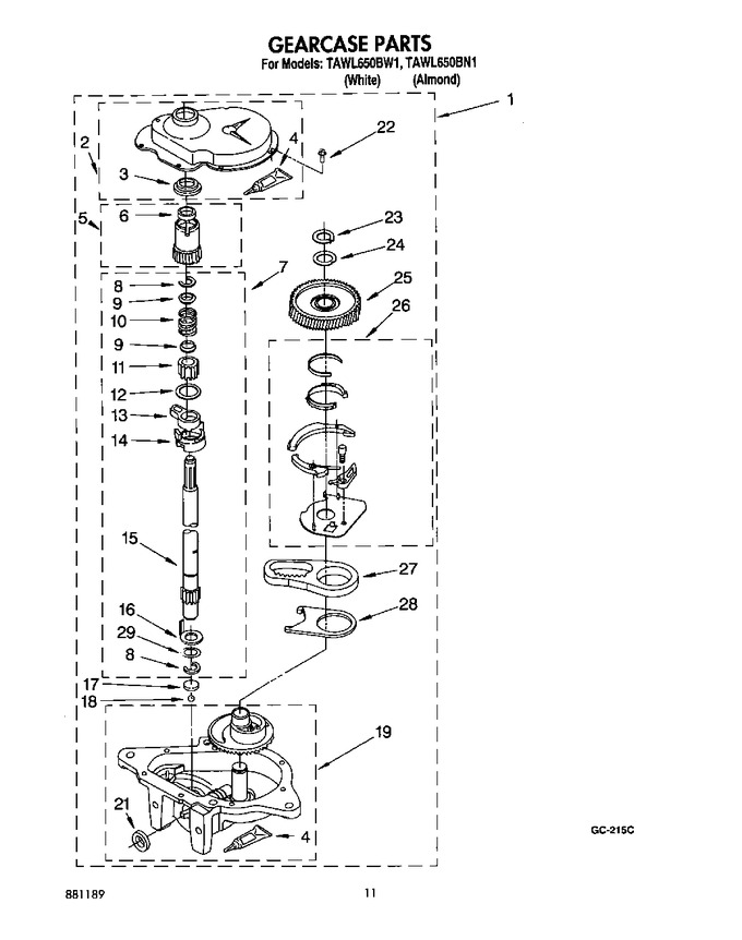 Diagram for TAWL650BW1