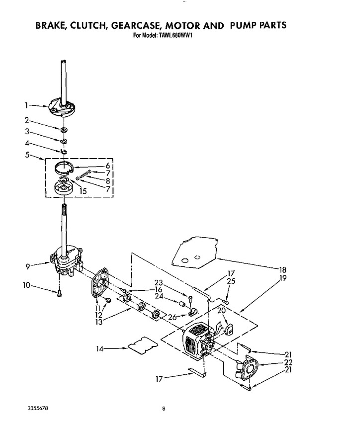 Diagram for TAWL680WG1