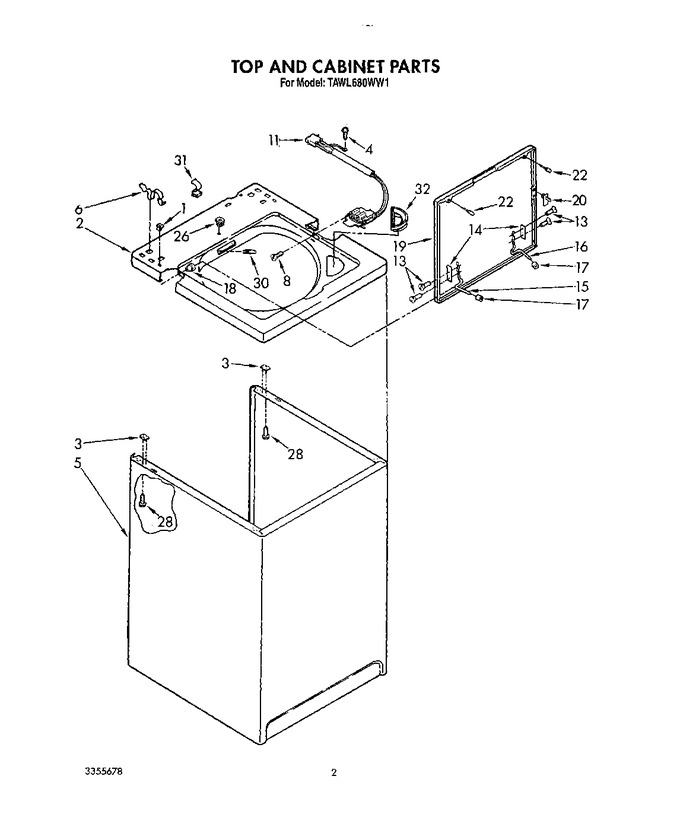 Diagram for TAWL680WW1