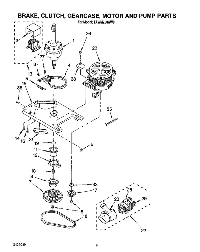 Diagram for TAWM200AW0