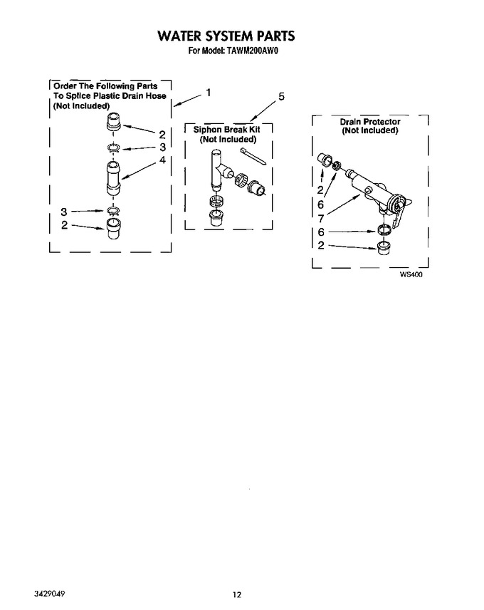 Diagram for TAWM200AW0