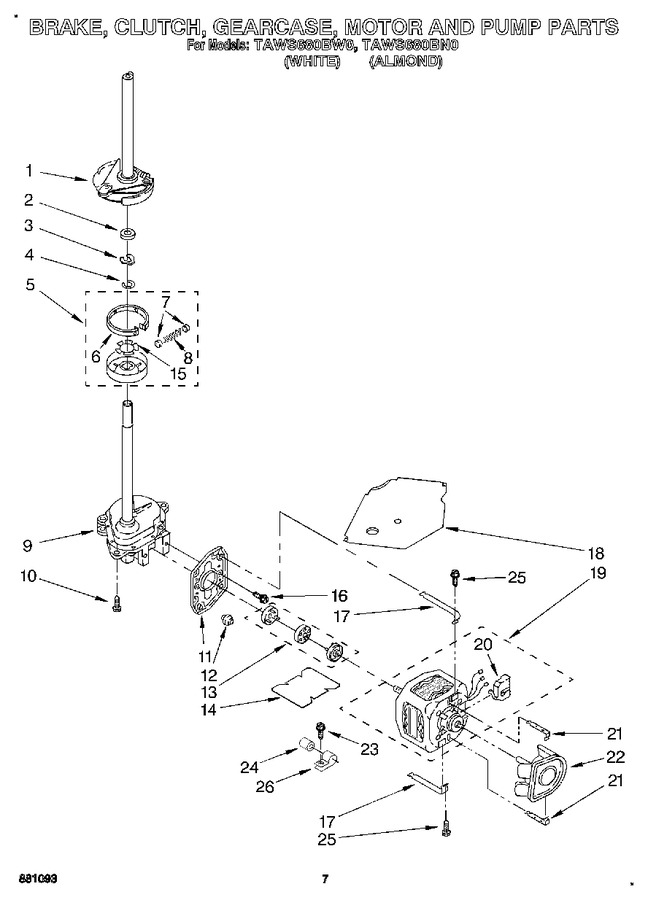 Diagram for TAWS680BW0