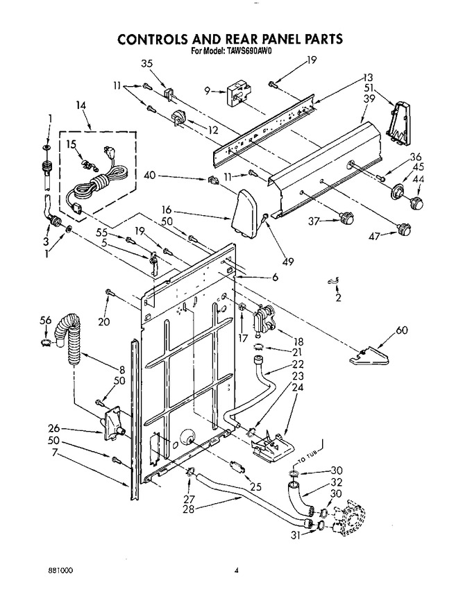 Diagram for TAWS690AG0