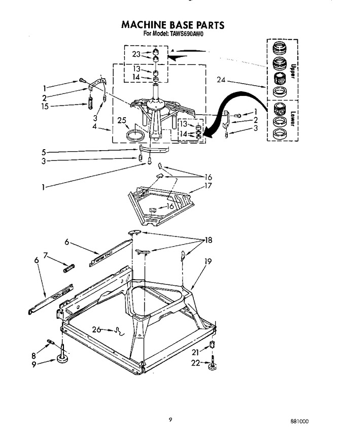 Diagram for TAWS690AG0