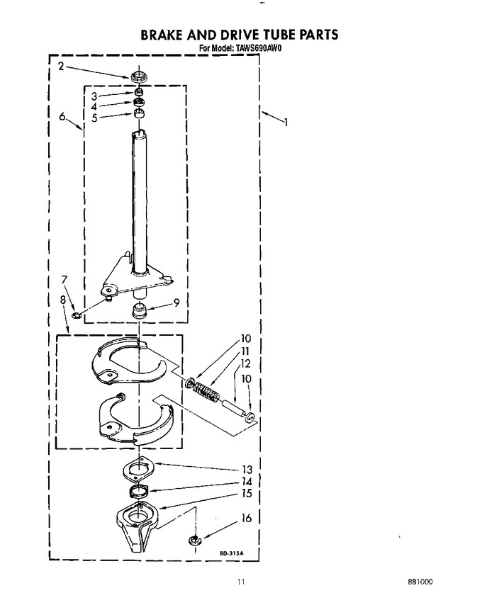 Diagram for TAWS690AG0