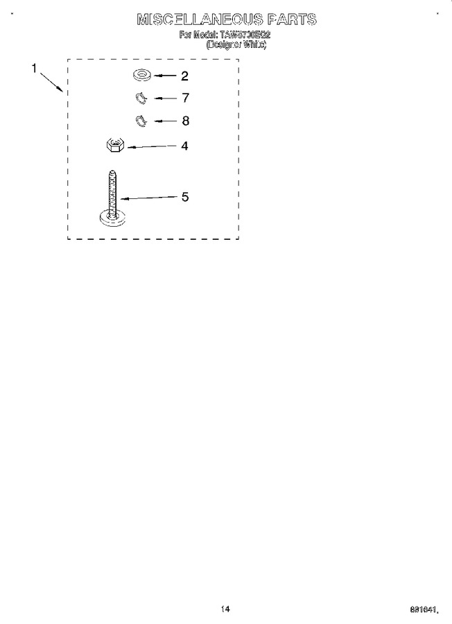 Diagram for TAWS700EQ2