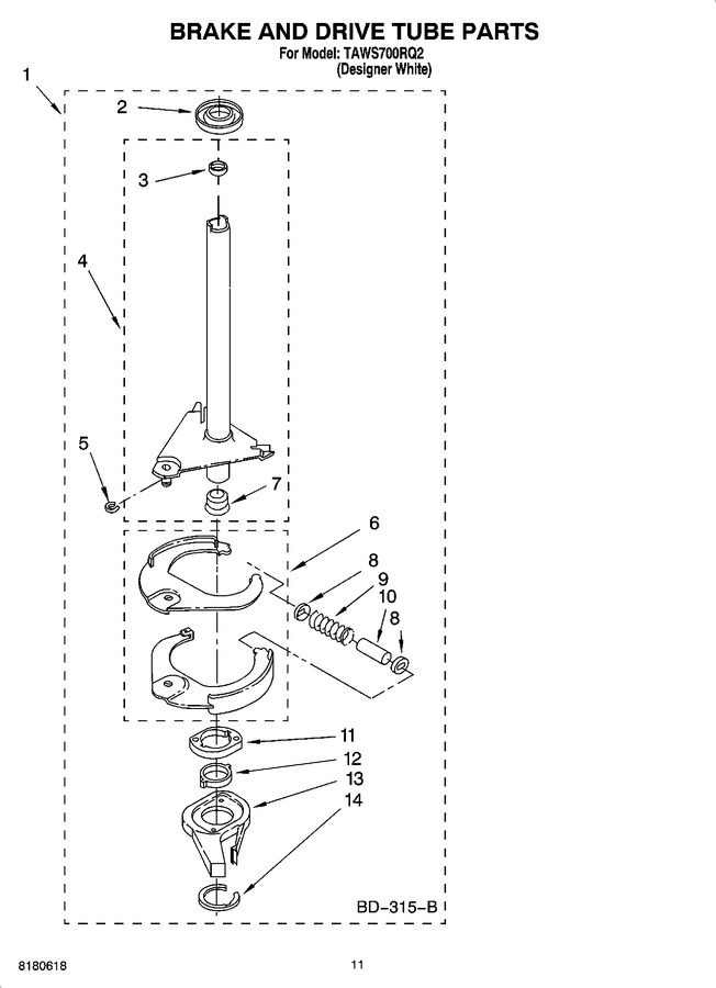 Diagram for TAWS700RQ2