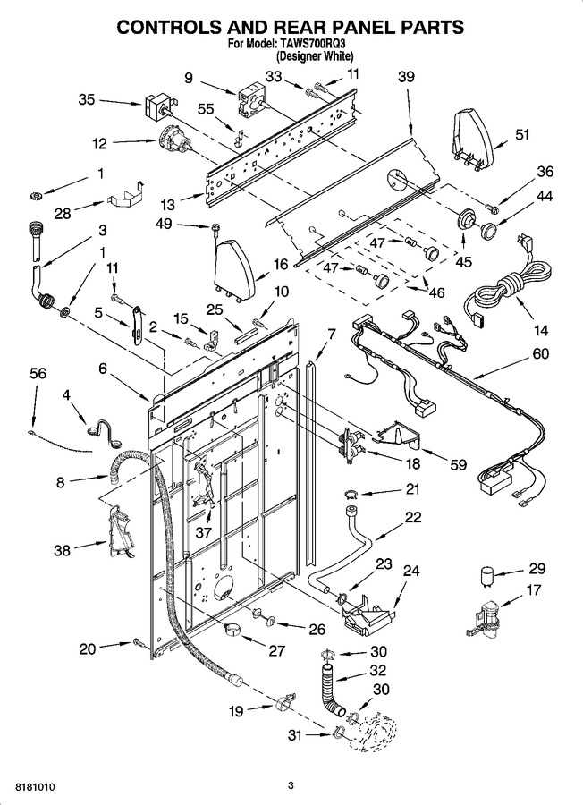 Diagram for TAWS700RQ3
