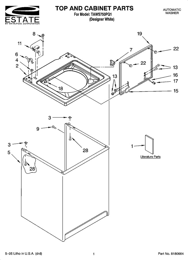 Diagram for TAWS750PQ1