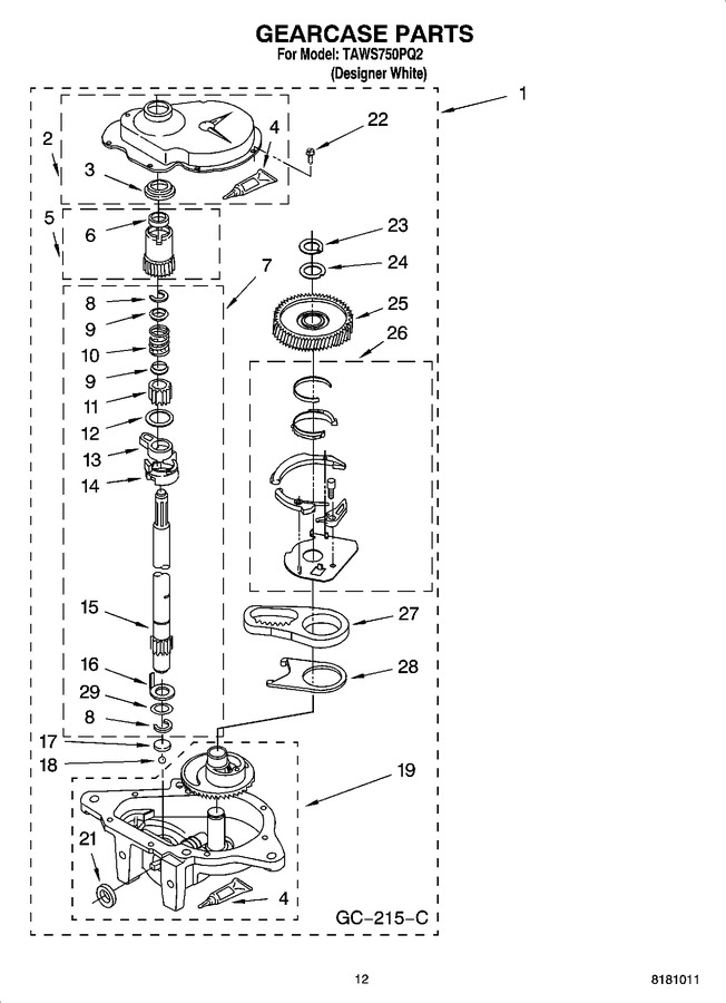 Diagram for TAWS750PQ2