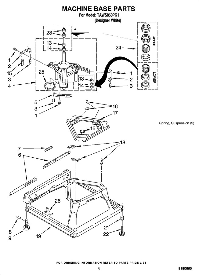 Diagram for TAWS850PQ1