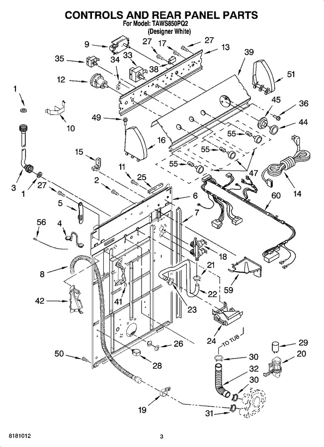 Diagram for TAWS850PQ2