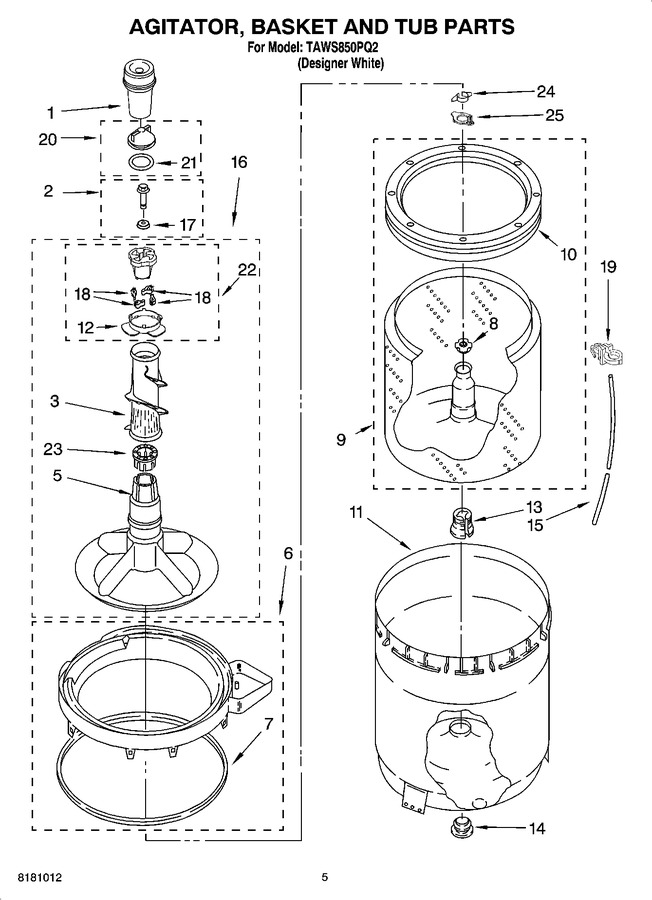 Diagram for TAWS850PQ2