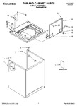 Diagram for 01 - Top And Cabinet Parts