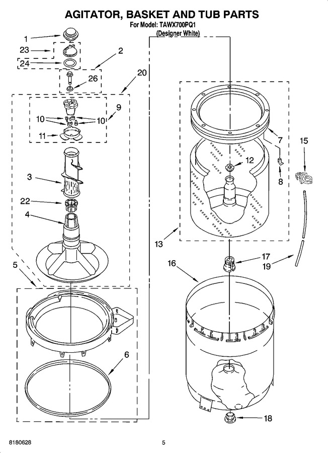 Diagram for TAWX700PQ1
